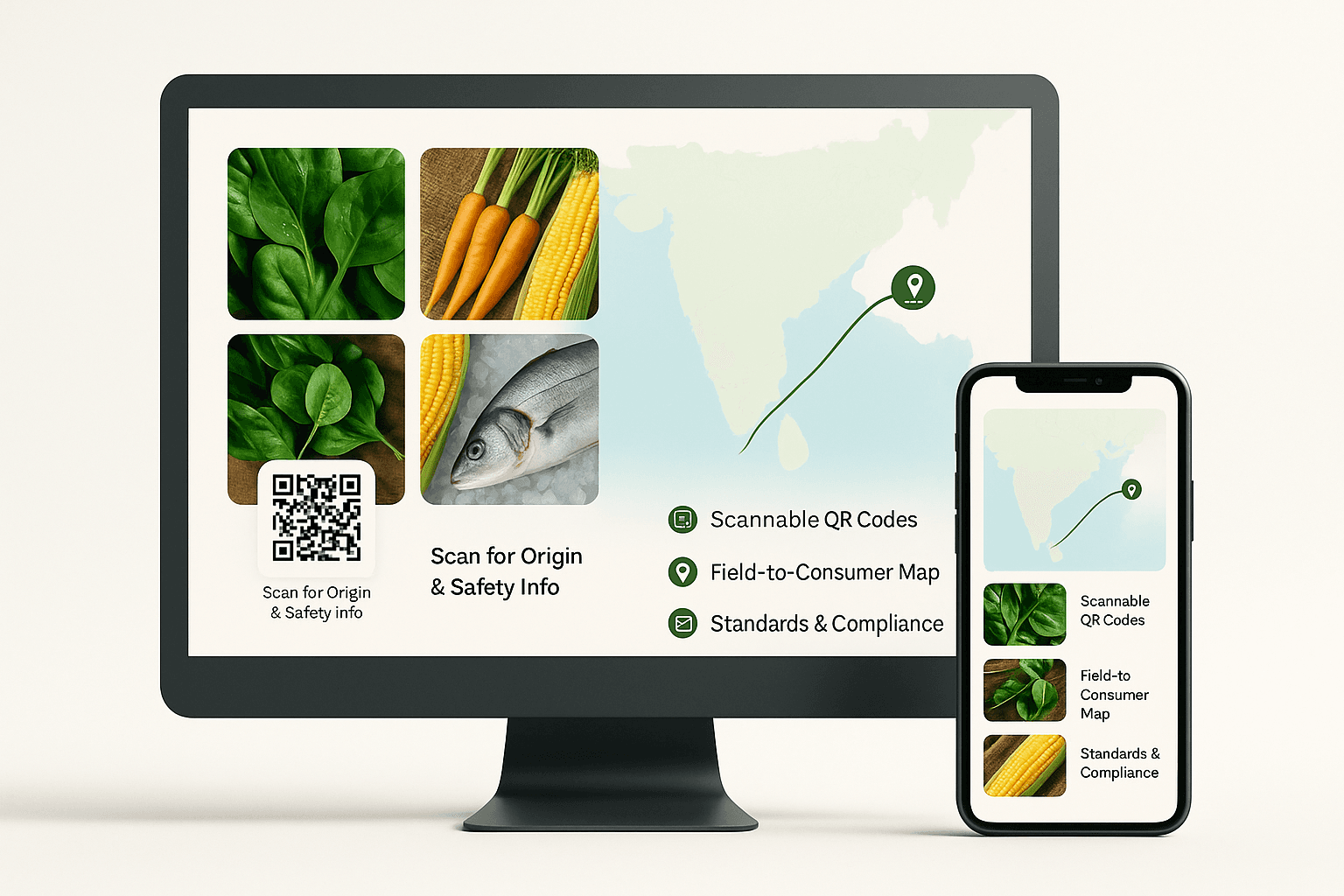 AgriTrace Traceability Dashboard